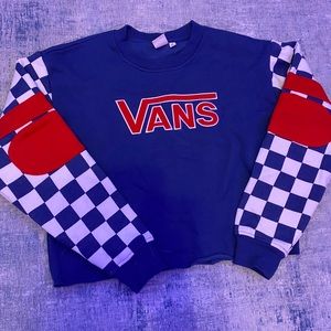 Cropped Vans sweatshirt